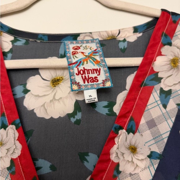 Beautiful Johnny Was silk like maxi - Picture 2 of 3